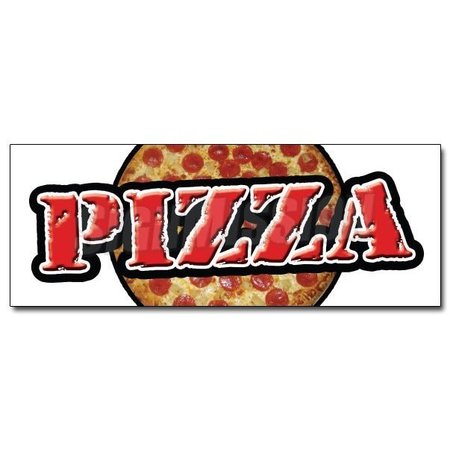 SIGNMISSION 12in PIZZA DECAL sticker shop place fresh hot slice pizzeria restaurant food, D-12 Pizza D-12 Pizza